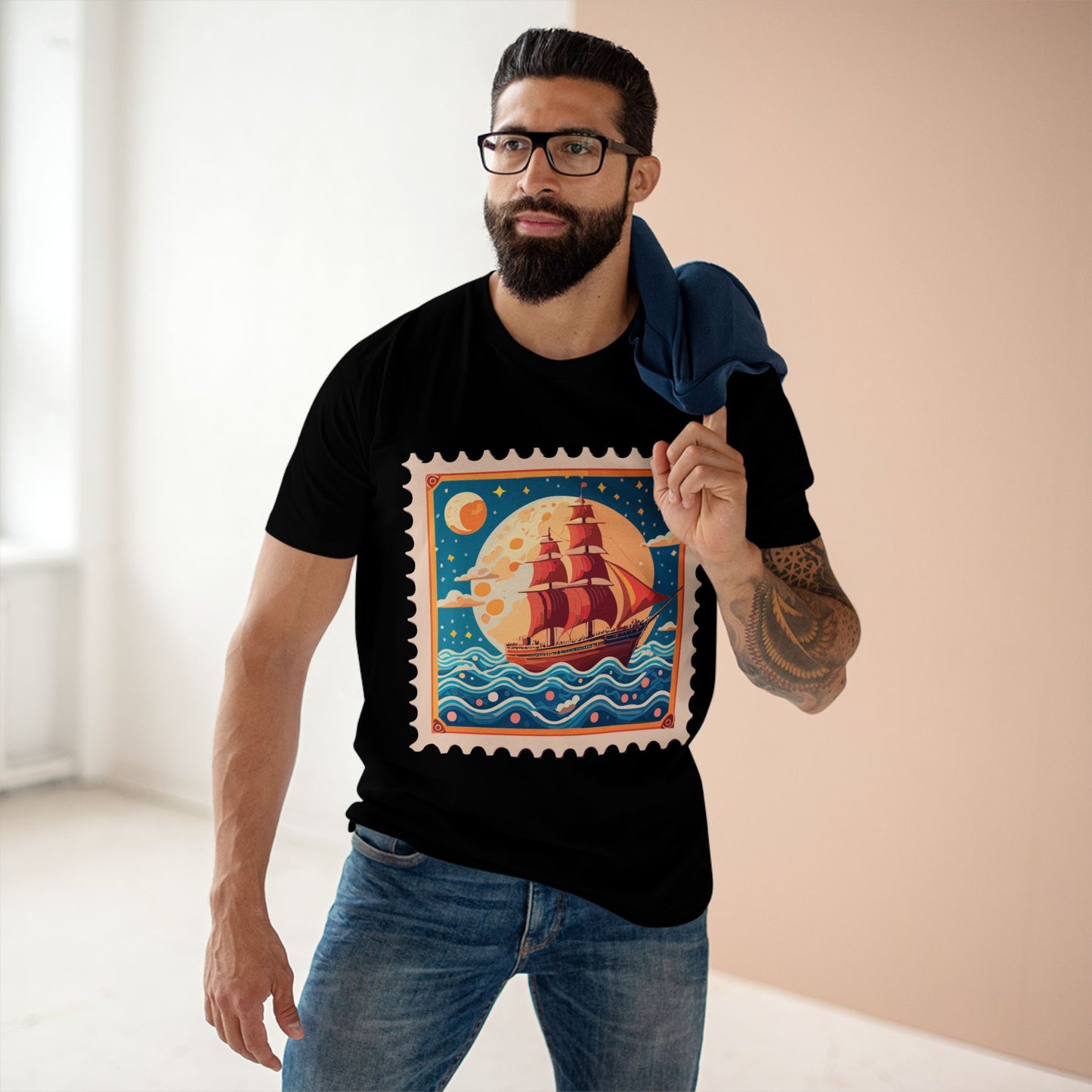Stamp Shirt, Postage Stamp Shirt