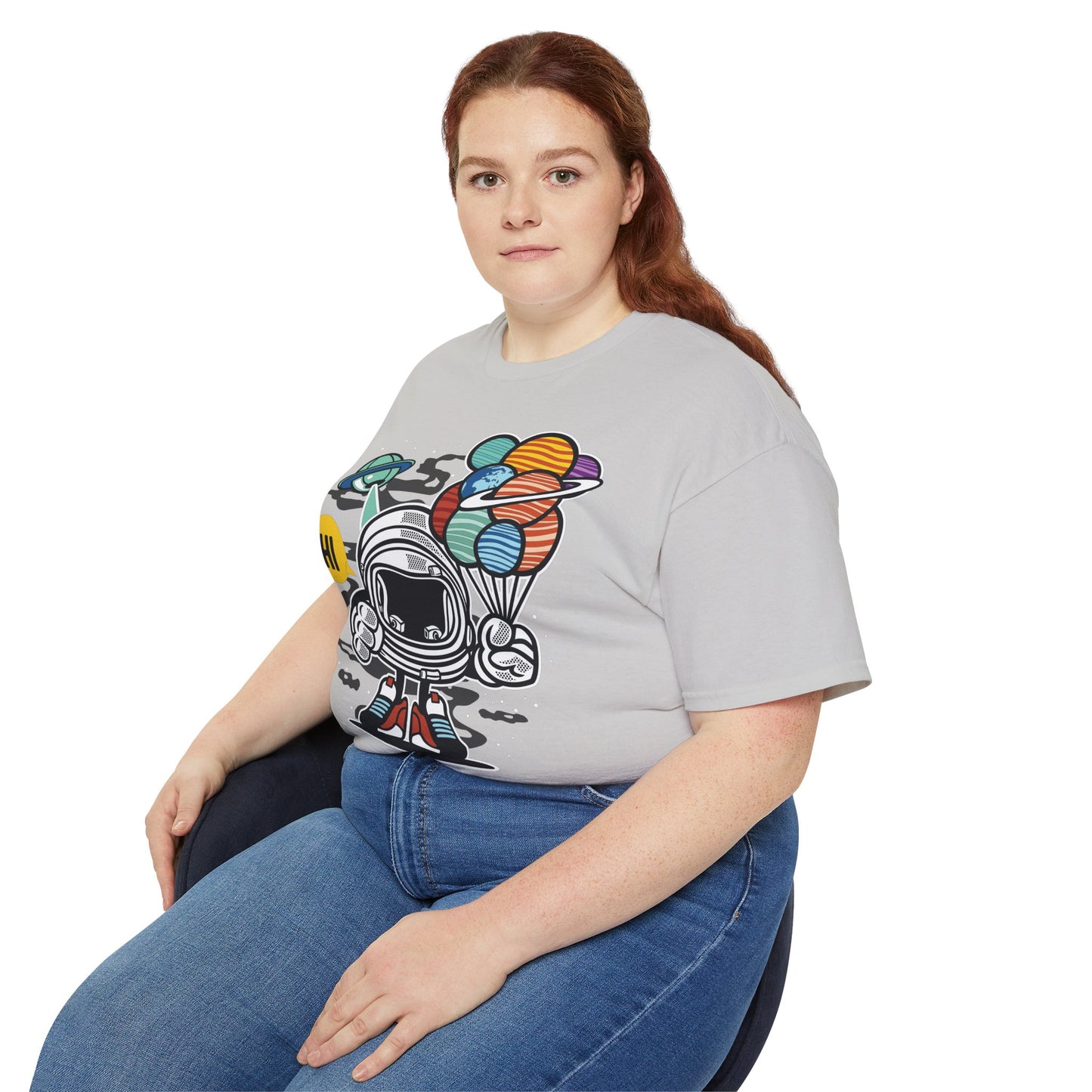 Astronaut Tee Shirt, Astronaut Graphic T‑Shirt, Cartoon Graphic T-Shirt, Art Design Shirt, Cosmos Tee Shirts 7