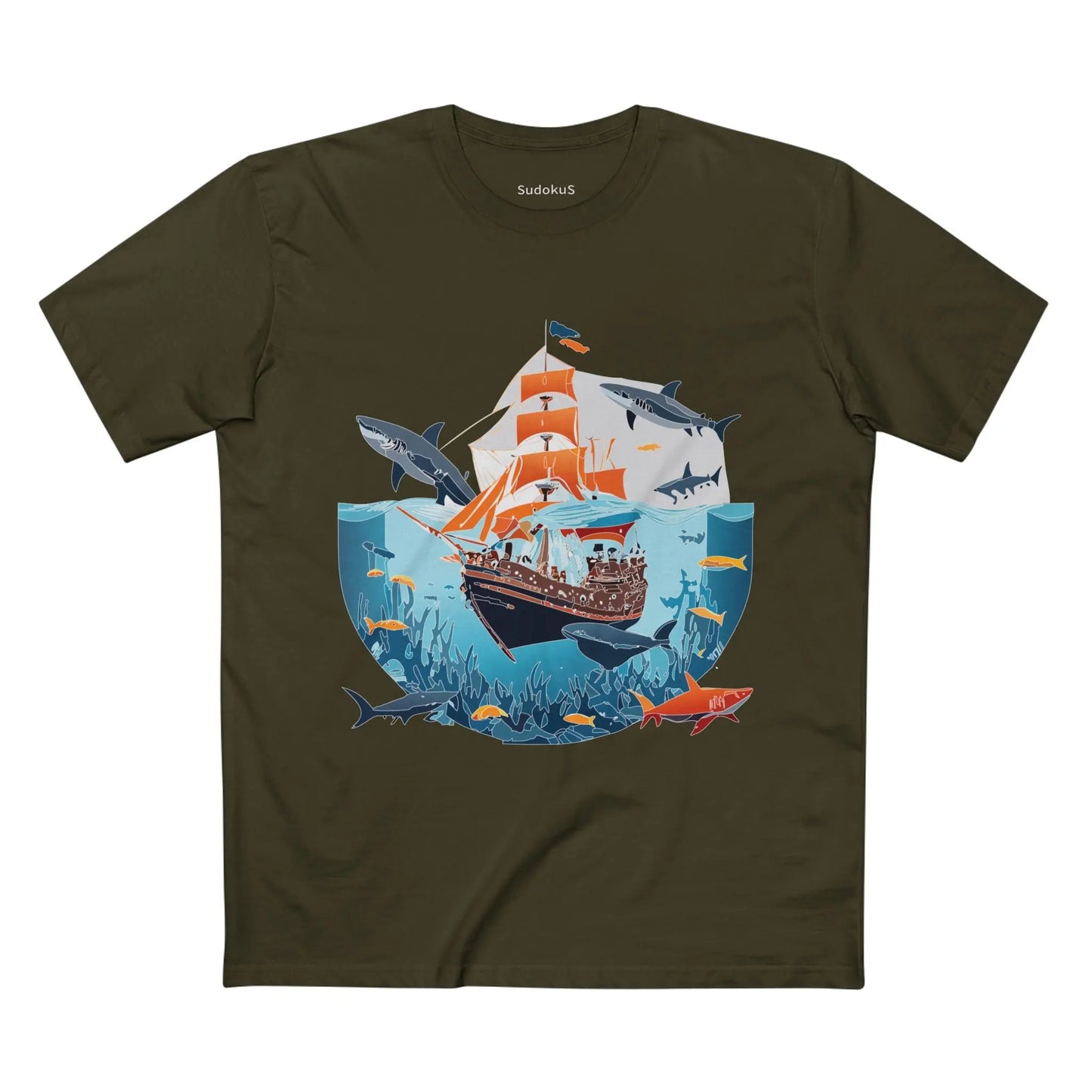 Ocean Coast Shirts, Ocean Shirt - SudokuS