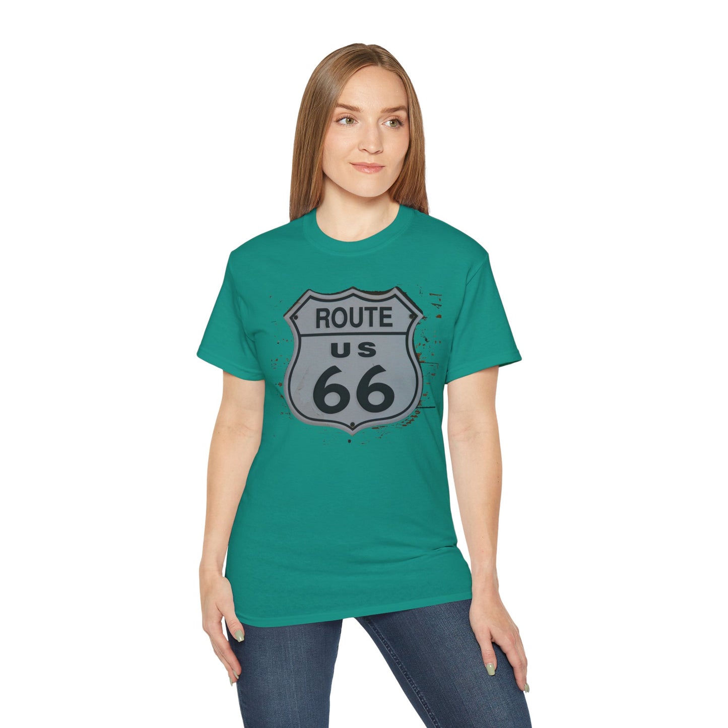 Route 66 Tee Shirt, Route 66 Graphic T‑Shirt, Vintage Graphic T-Shirt, Art Design Shirt, Route 66 US Tee Shirts
