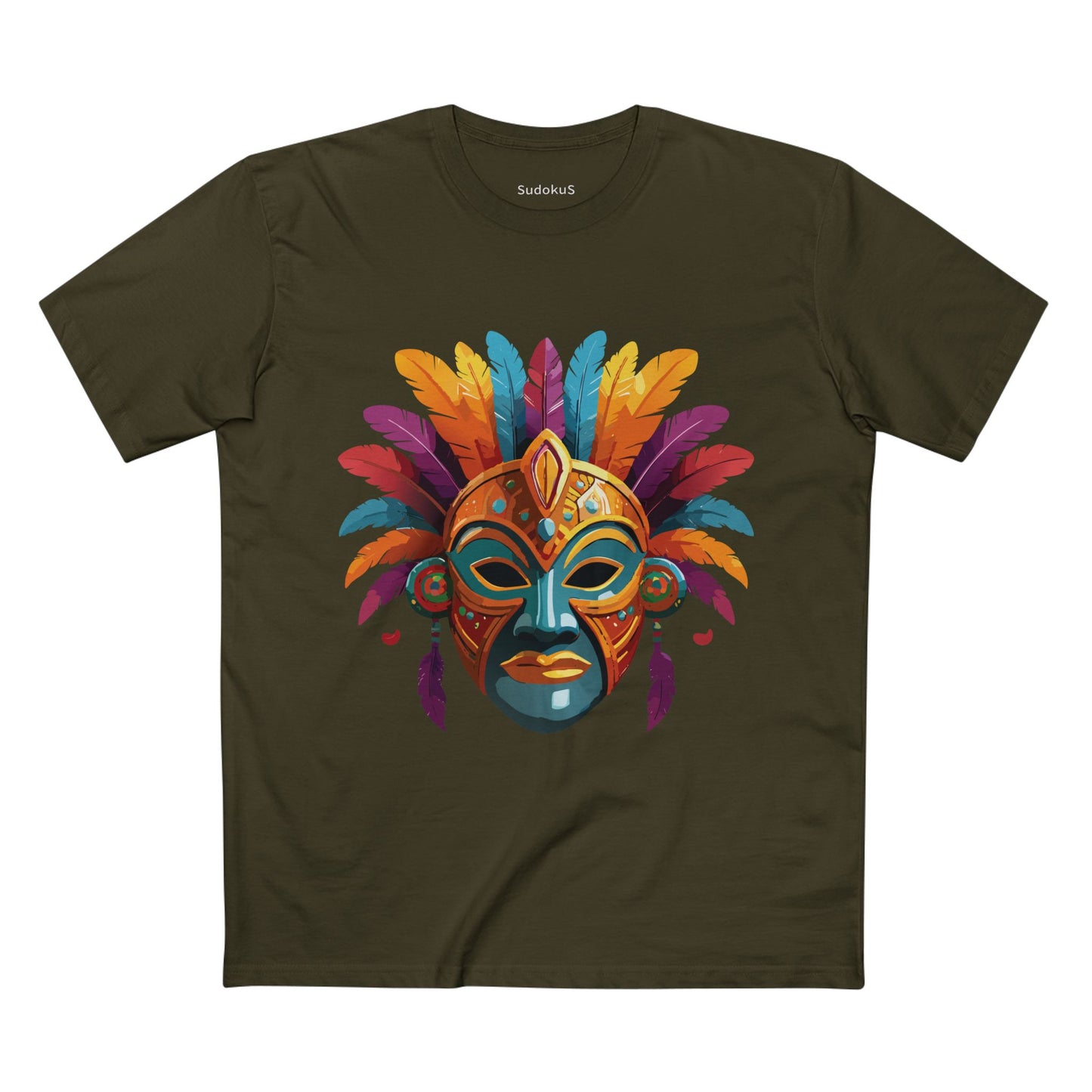 Mask Shirt, Shirt with Face - SudokuS