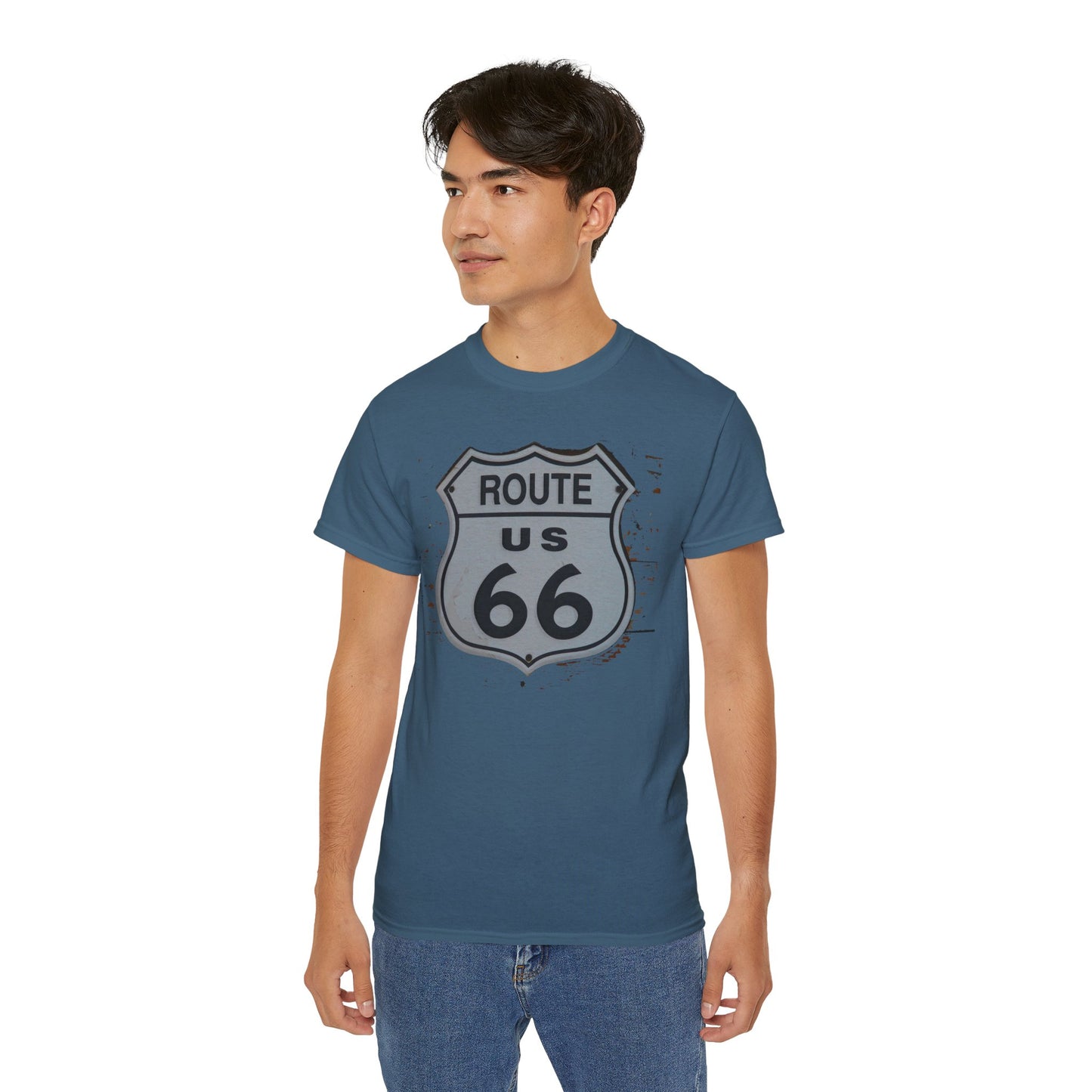 Route 66 Tee Shirt, Route 66 Graphic T‑Shirt, Vintage Graphic T-Shirt, Art Design Shirt, Route 66 US Tee Shirts