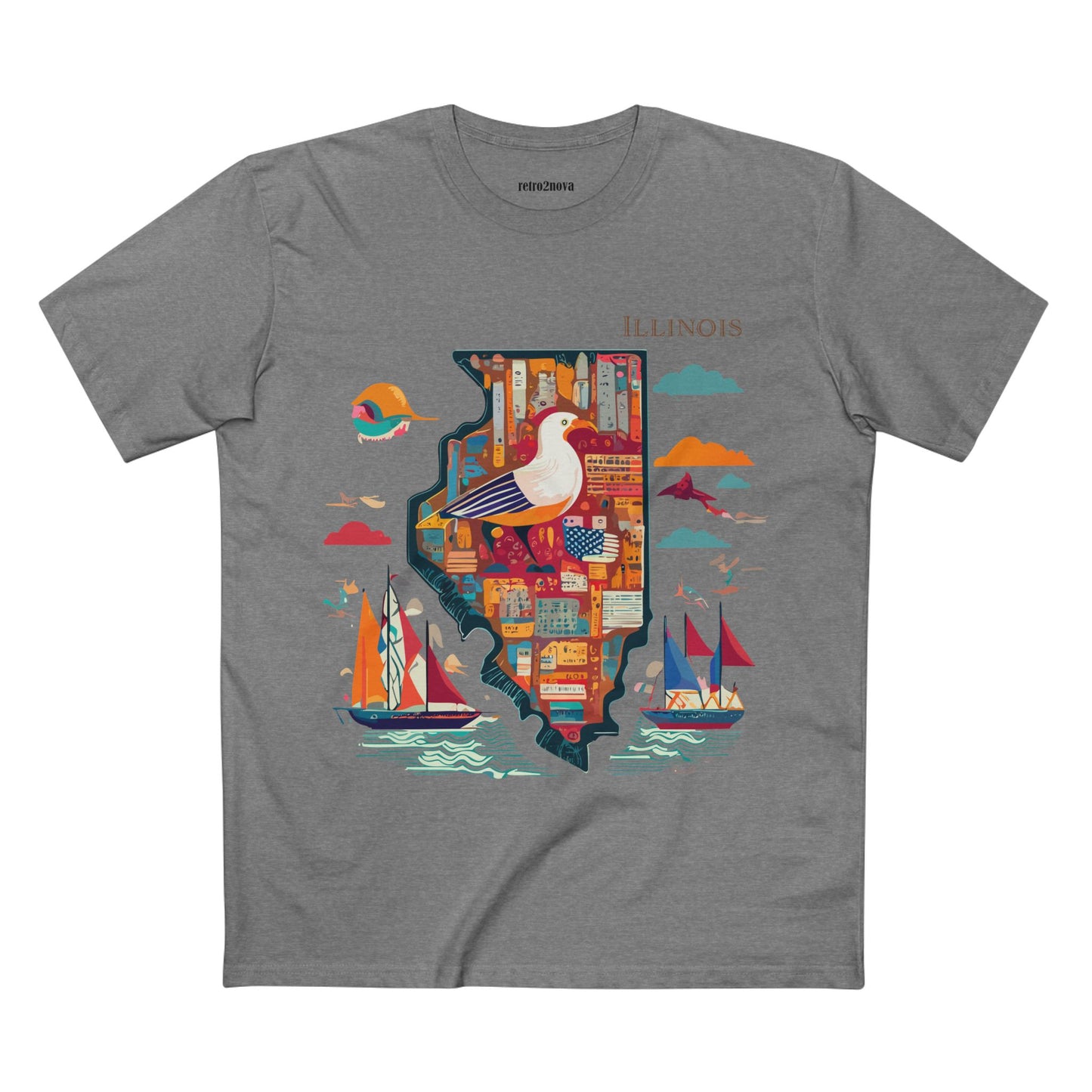 US State Shirts, Illinois Shirt