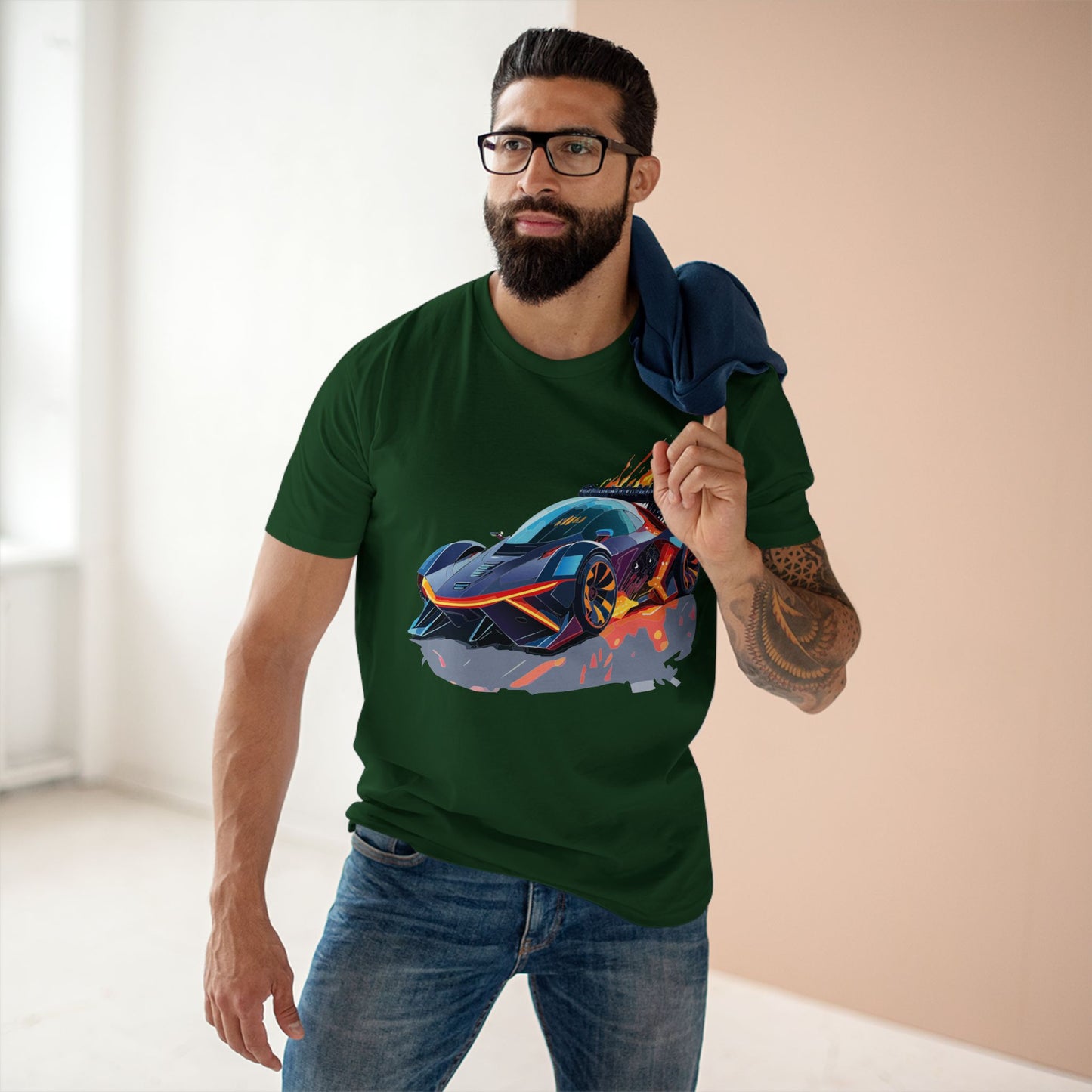 Hot Wheels Car Shirt Unisex Premium Cotton Tee With Unique Car Art Design For Fans