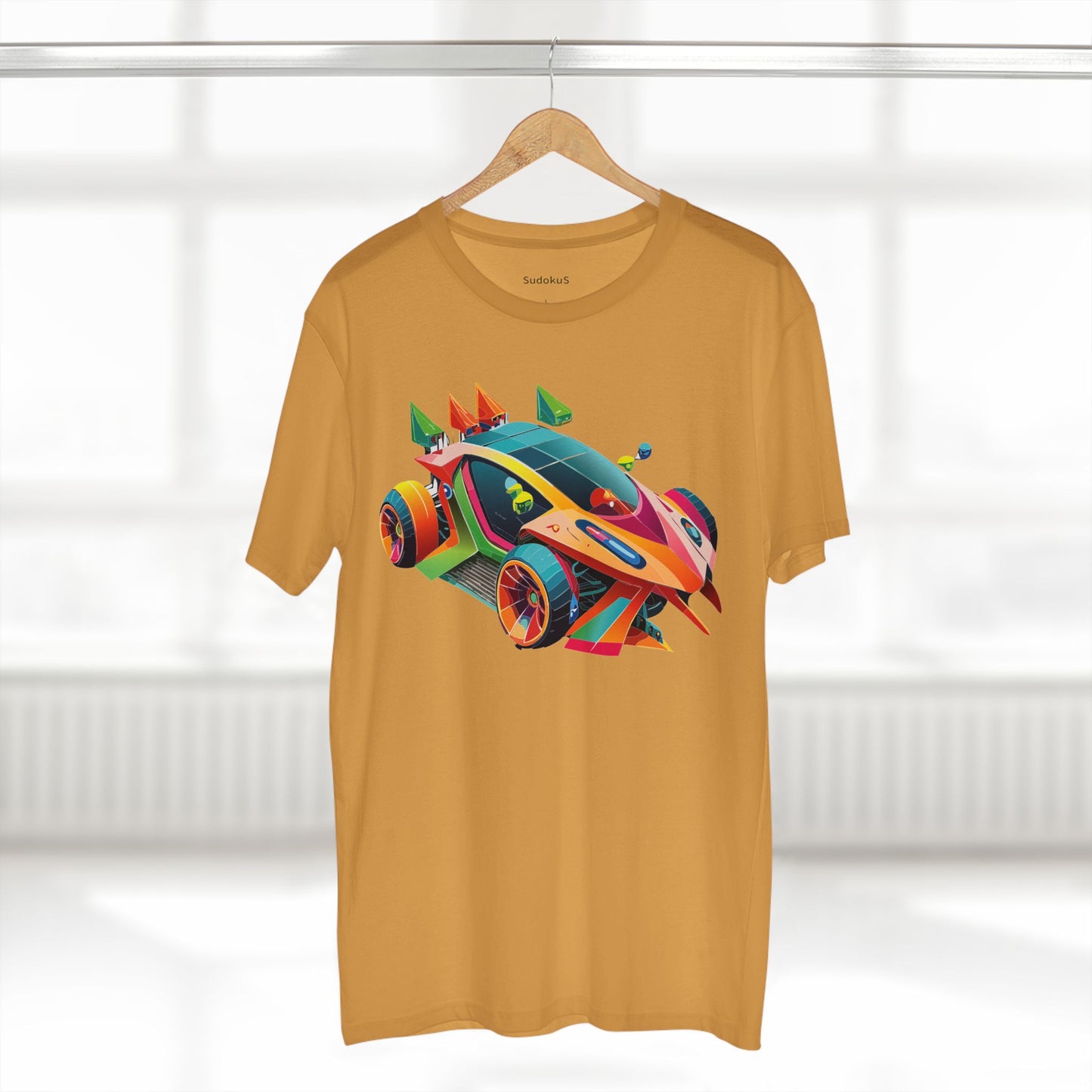 Unisex Hot Wheels Car Shirt Premium Cotton Tee With Unique Art Design Regular Fit Crew Neck Comfort