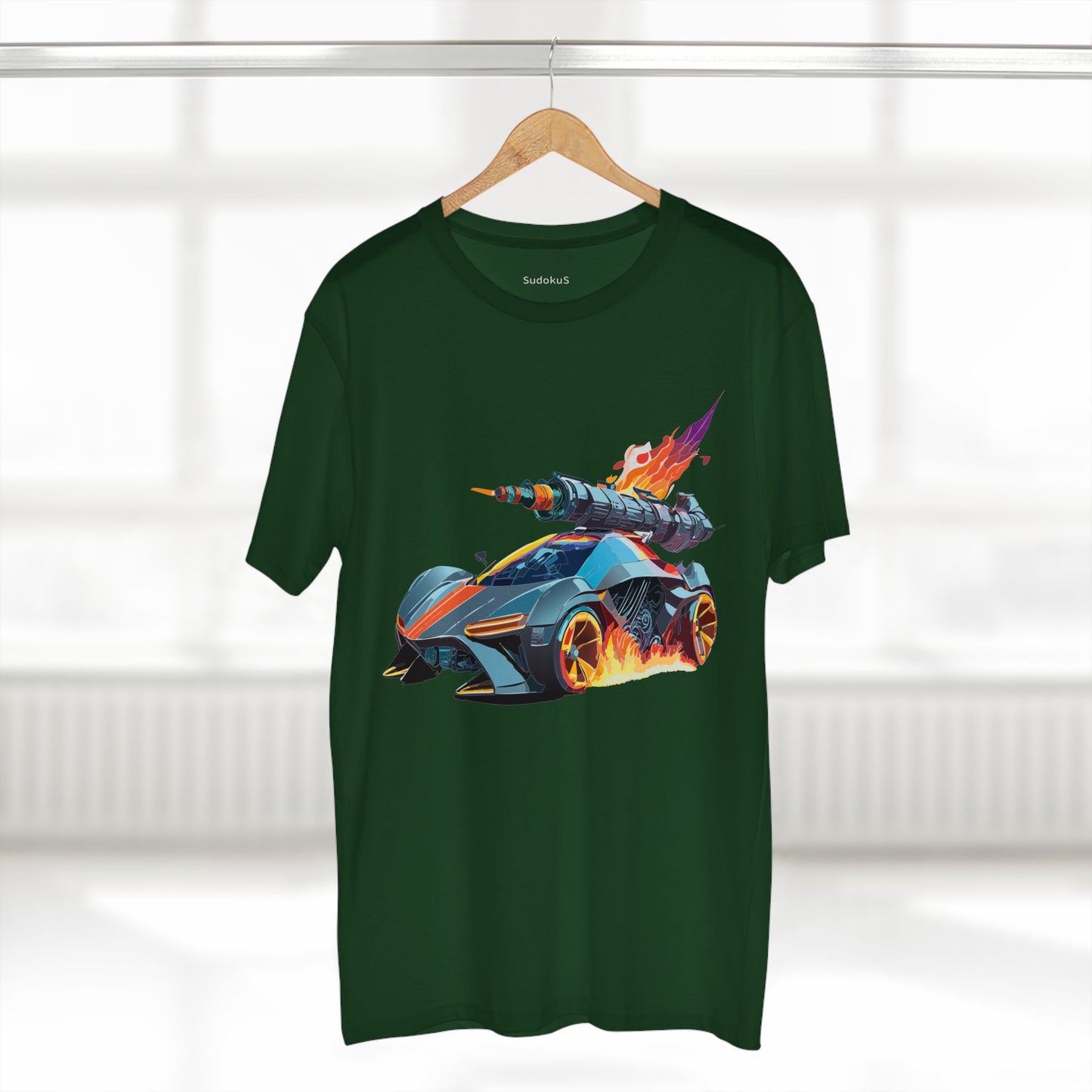 Hot Wheels Car Shirt Unisex Premium Cotton Tee Unique Art Design Preshrunk Regular Fit Crew Neck