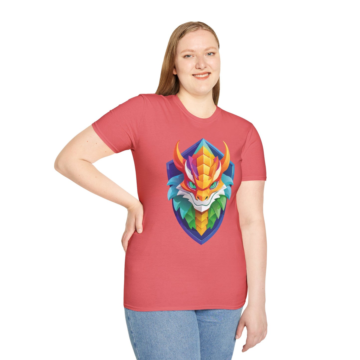 Dragon T Shirt, Dragon Shirt, Shirt with Animals, Animal Shirt