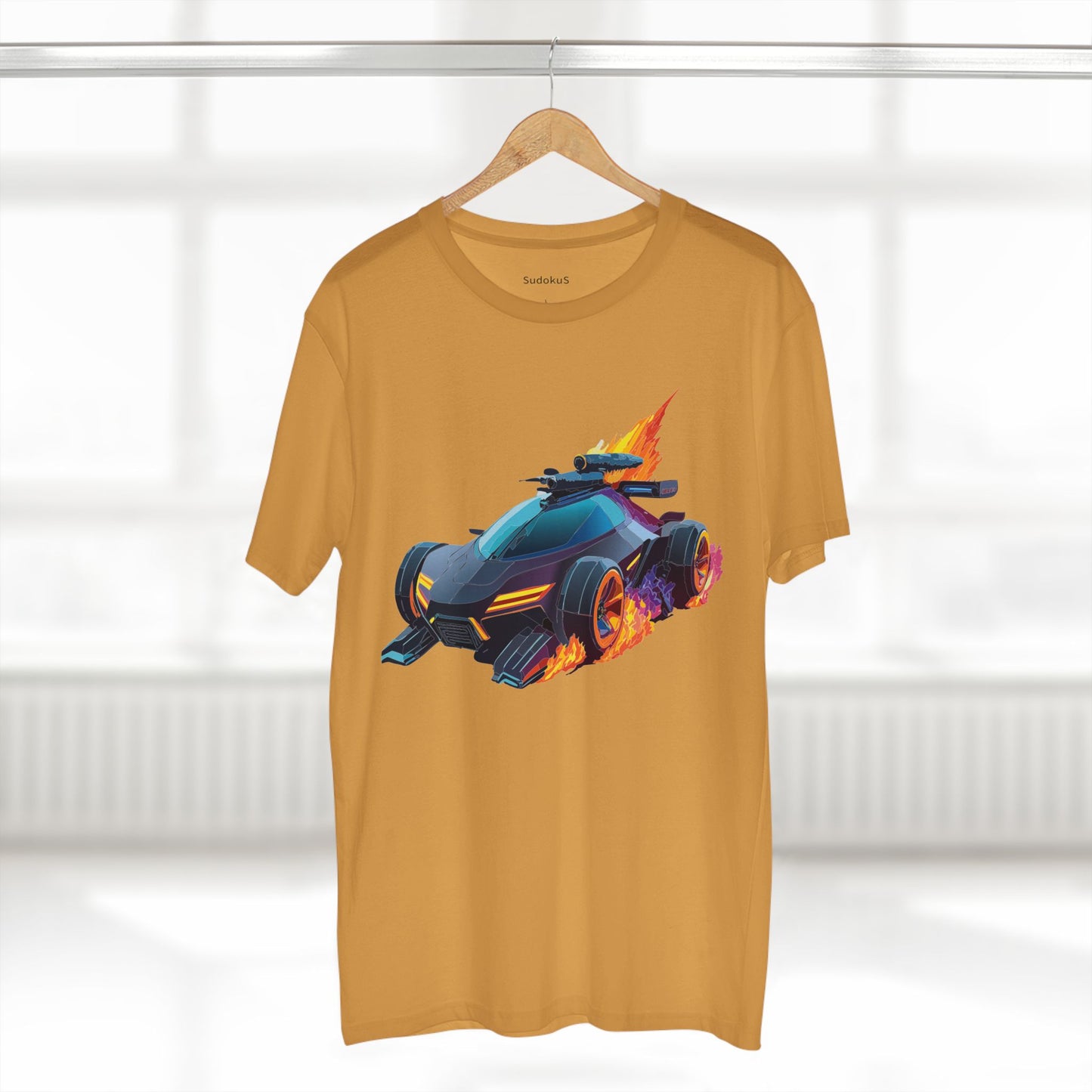 Unisex Car Shirt Hot Wheels Tee Premium Cotton With Unique Art Design For Everyday Wear