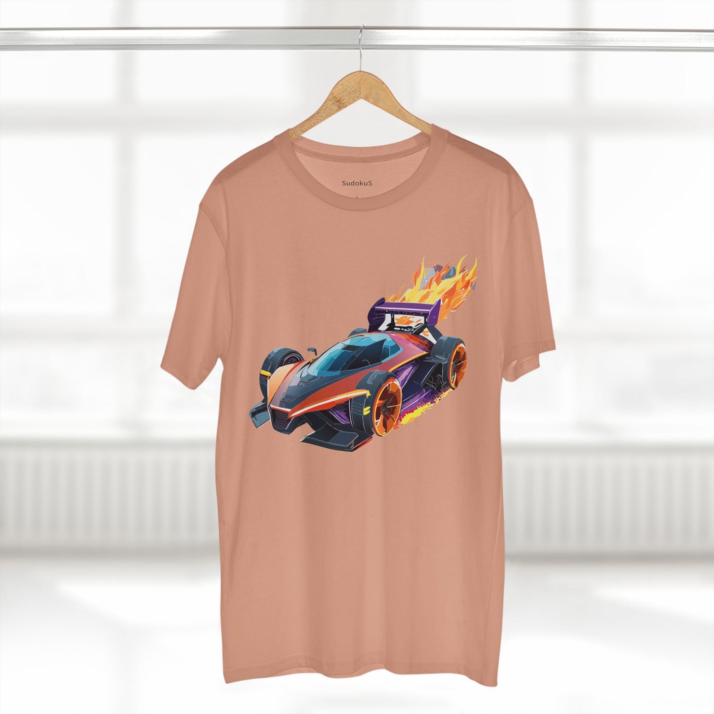 Hot Wheels Car Shirt Unisex Premium Cotton Tee With Unique Car Art Design For Auto Enthusiasts
