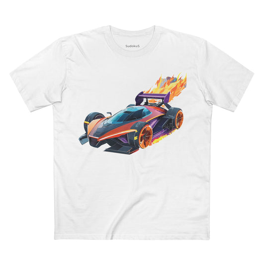 Hot Wheels Car Shirt Unisex Premium Cotton Tee With Unique Car Art Design For Auto Enthusiasts
