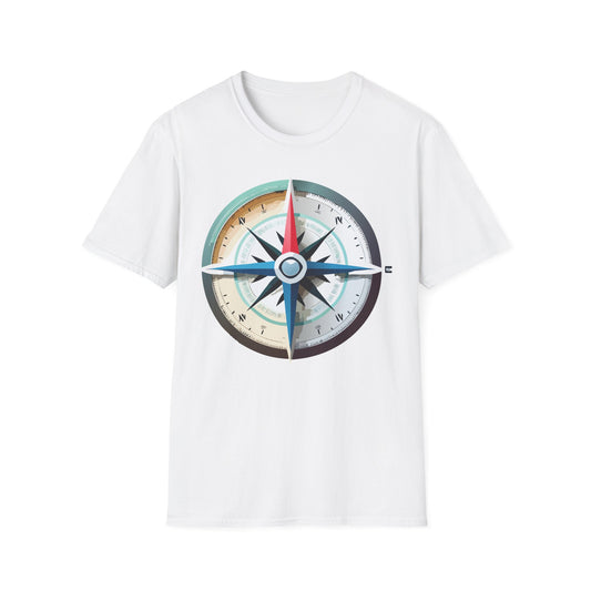 Compass T Shirt, Compass Shirt, Shirt with Compass, Navigator Shirt