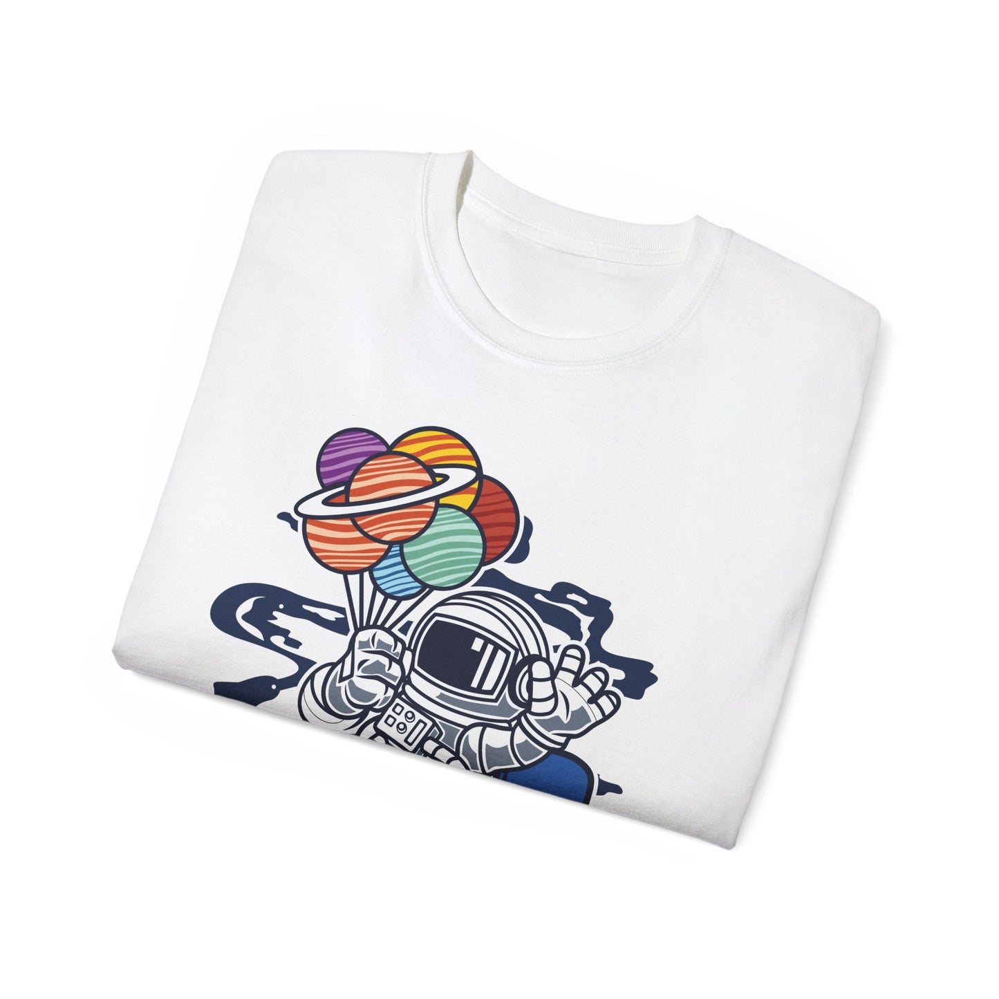 Astronaut Tee Shirt, Astronaut Graphic T‑Shirt, Cartoon Graphic T-Shirt, Art Design Shirt, Cosmos Tee Shirts 5