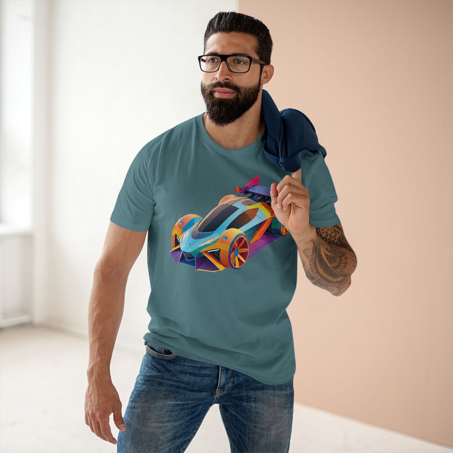 Hot Wheels Car Shirt Unisex Premium Cotton Tee With Unique Car Art Design Preshrunk