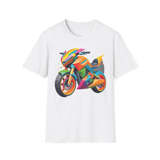 Bike T Shirt, Moto Shirt, Shirt with Motorcycle, MTB T Shirts