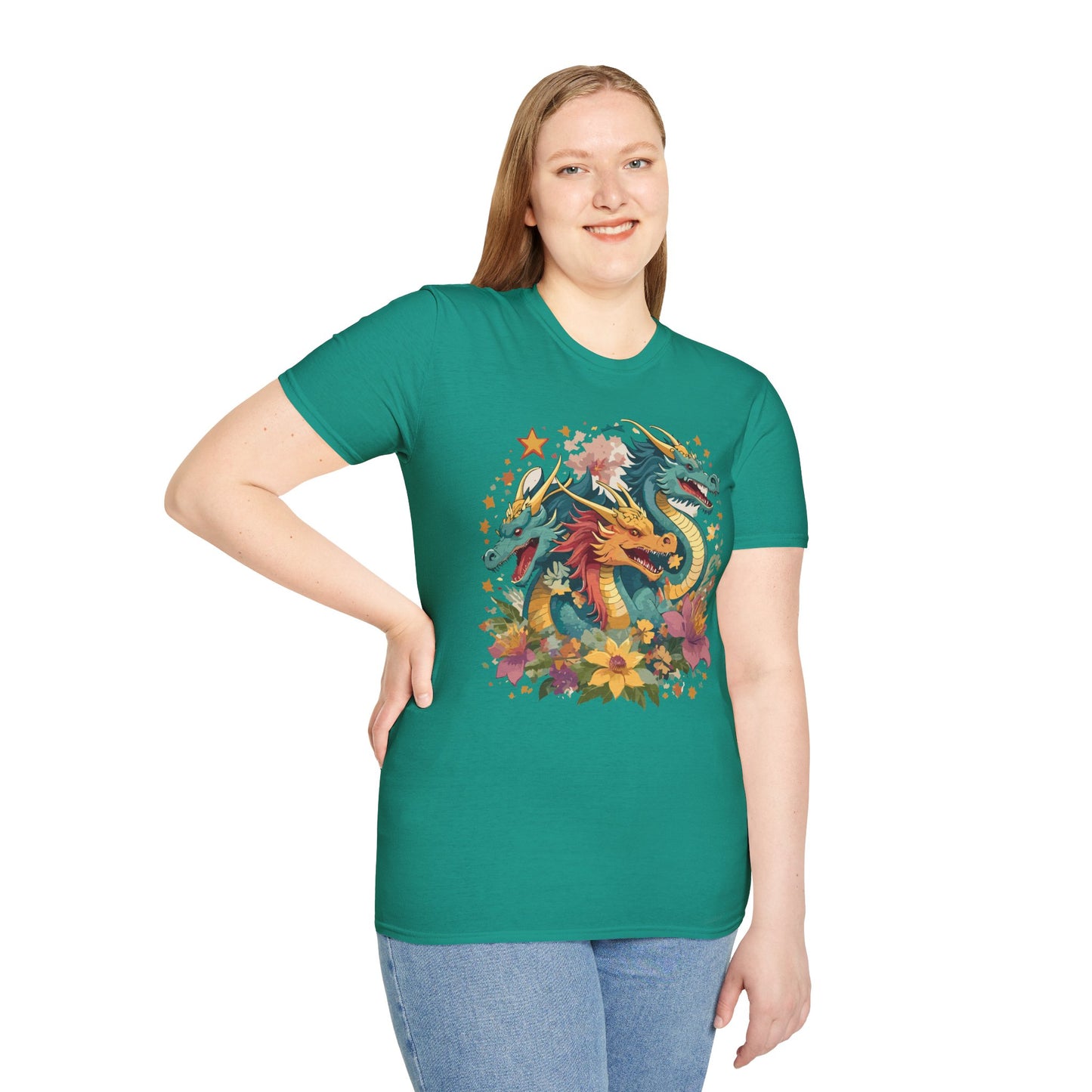 Dragon T Shirt, Dragon Shirt, Shirt with Animals, Animal Shirt