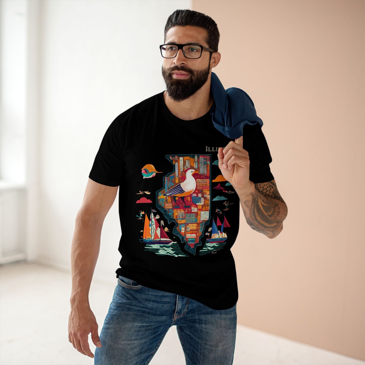 US State Shirts, Illinois Shirt