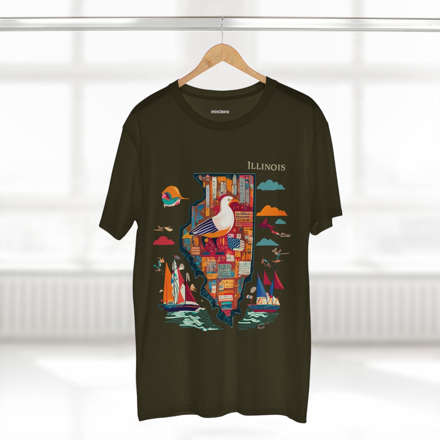 US State Shirts, Illinois Shirt