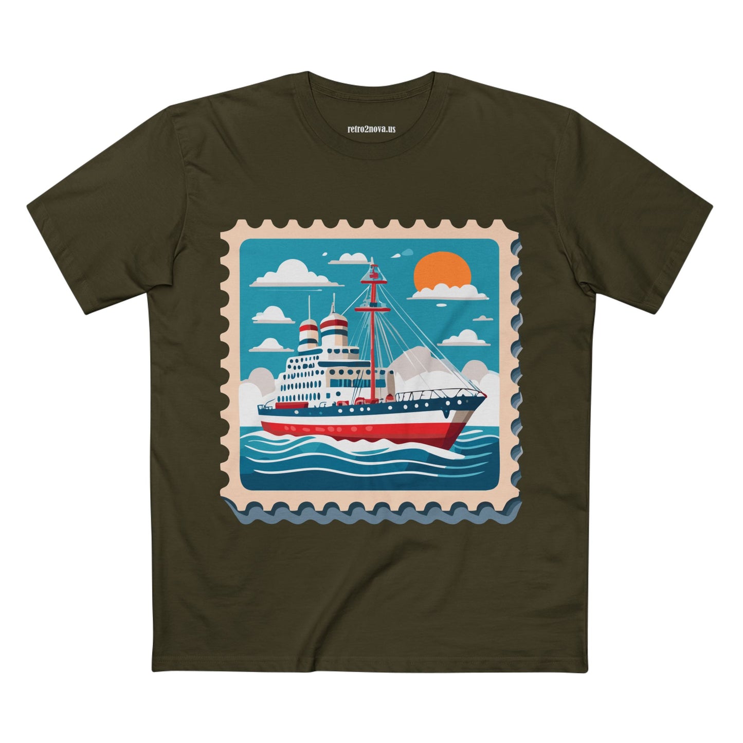 Stamp Shirt, Postage Stamp Shirt