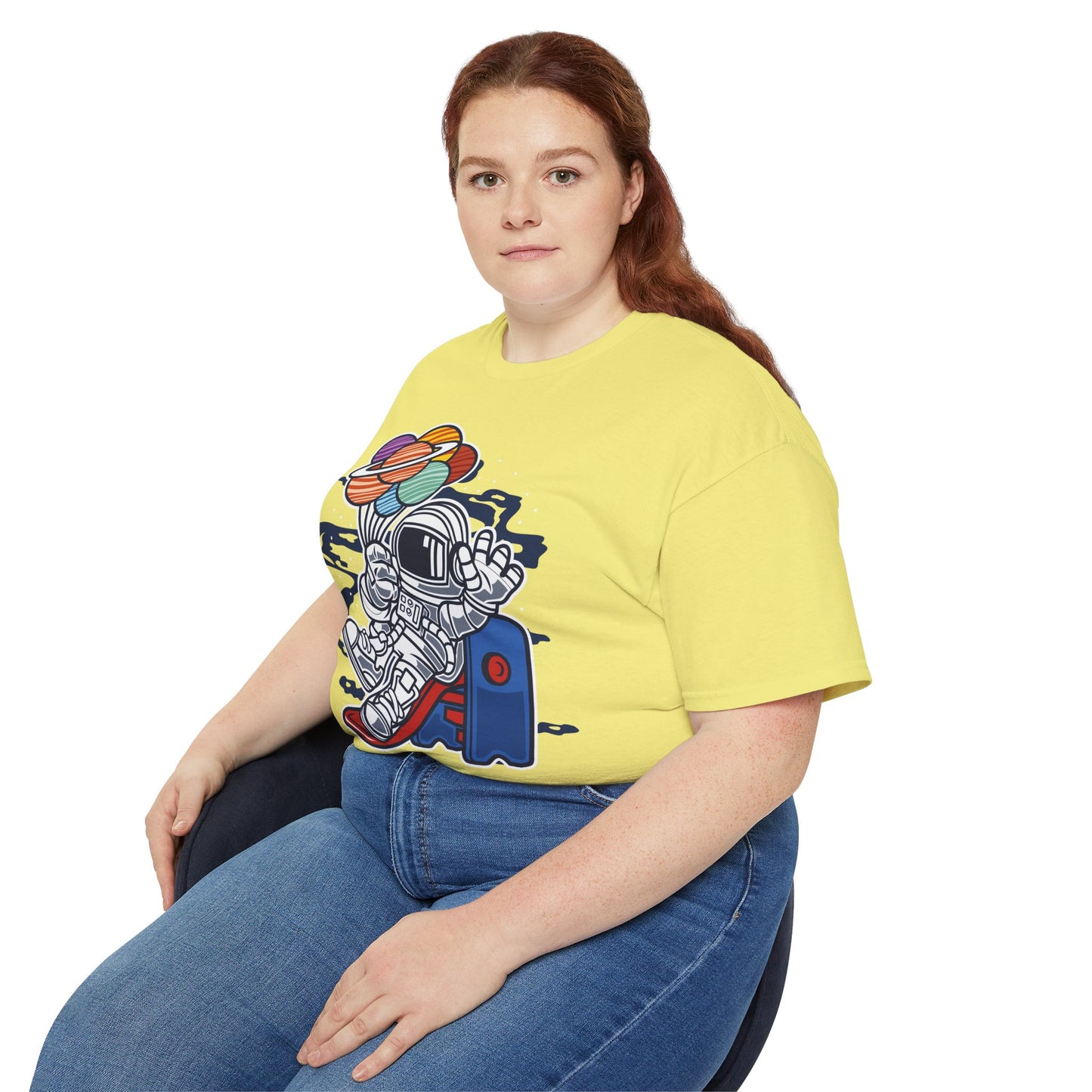 Astronaut Tee Shirt, Astronaut Graphic T‑Shirt, Cartoon Graphic T-Shirt, Art Design Shirt, Cosmos Tee Shirts 5