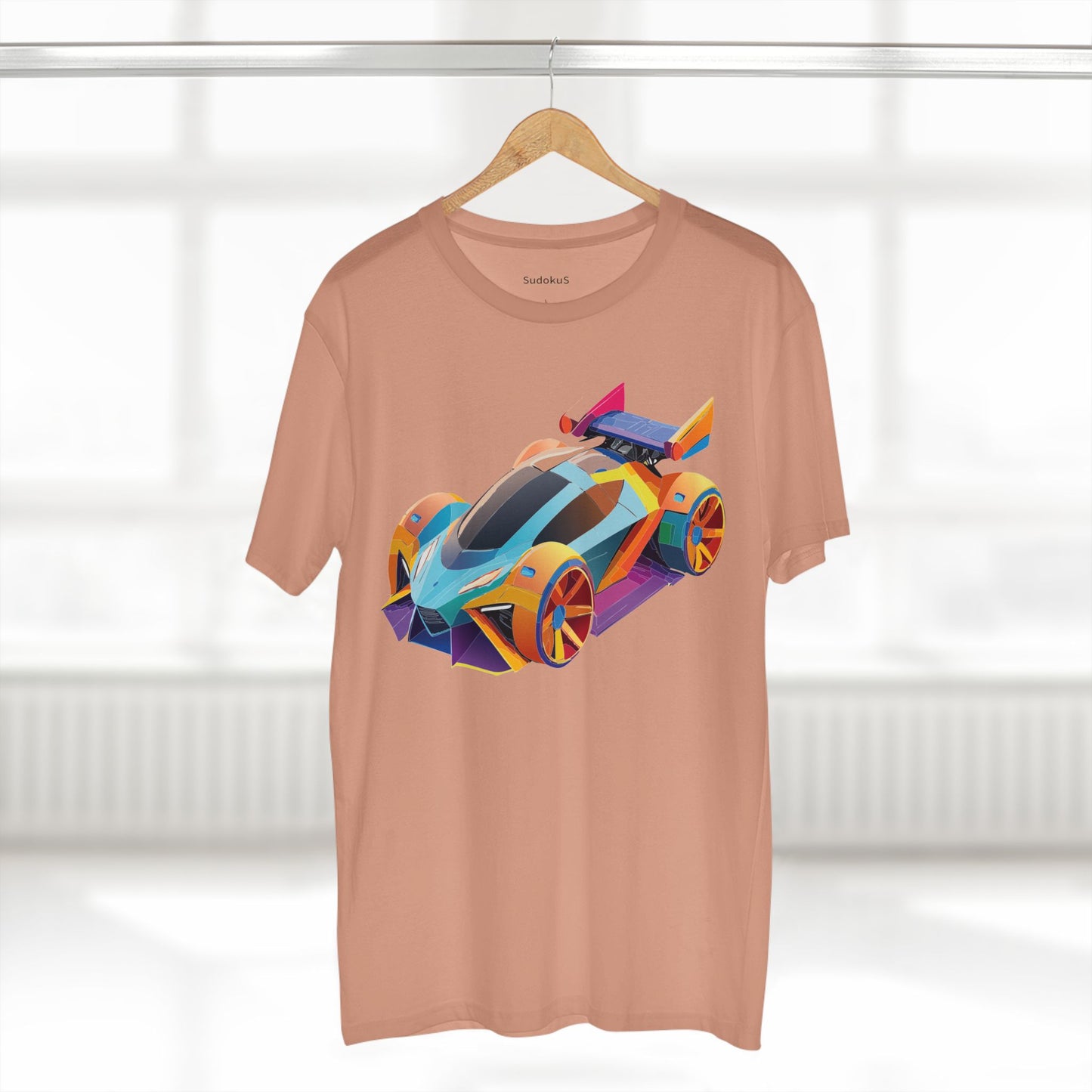 Hot Wheels Car Shirt Unisex Premium Cotton Tee With Unique Car Art Design Preshrunk