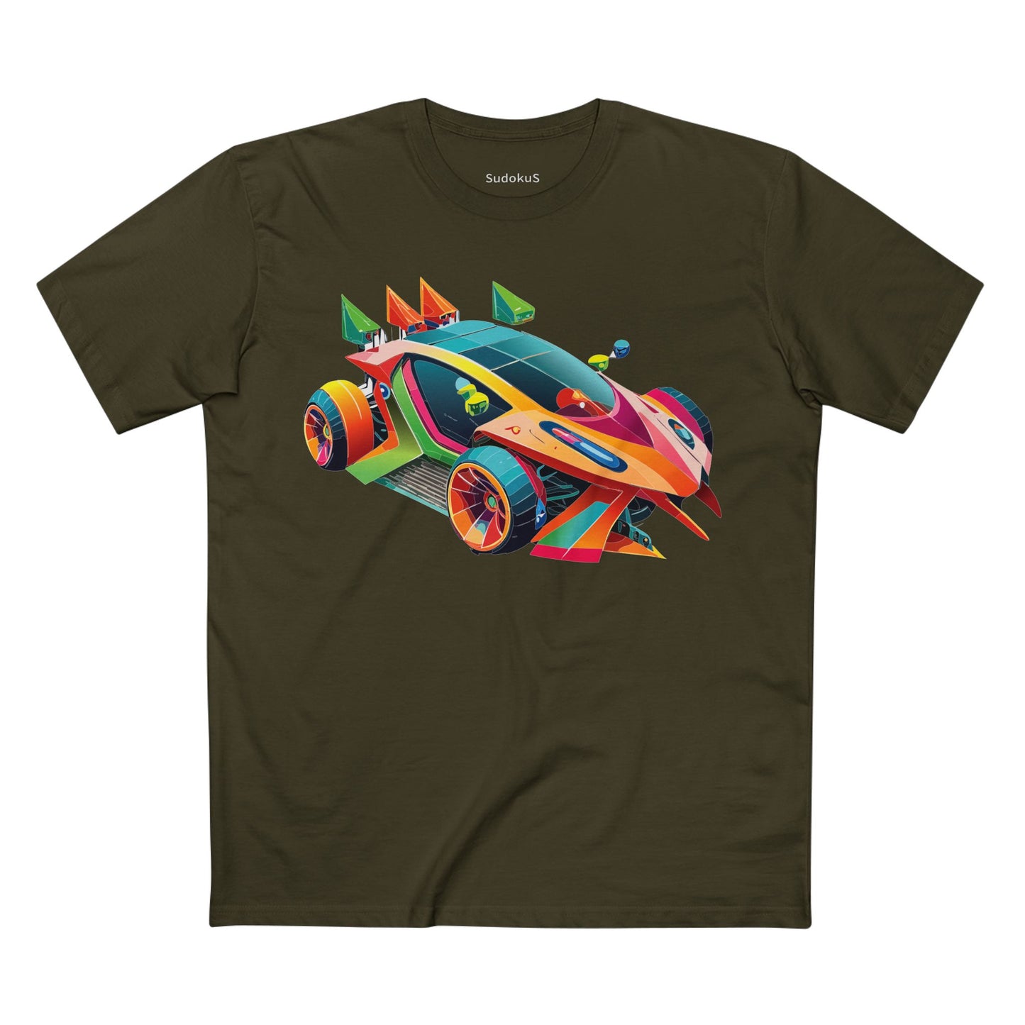 Unisex Hot Wheels Car Shirt Premium Cotton Tee With Unique Art Design Regular Fit Crew Neck Comfort