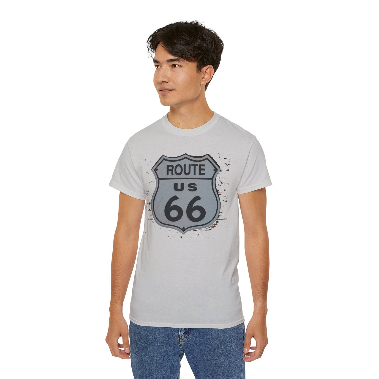 Route 66 Tee Shirt, Route 66 Graphic T‑Shirt, Vintage Graphic T-Shirt, Art Design Shirt, Route 66 US Tee Shirts