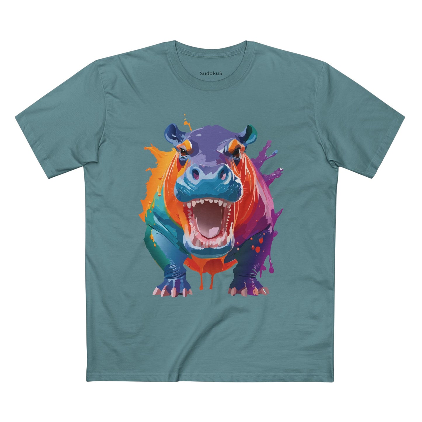 Animal Shirt, Hippo Shirt - SudokuS
