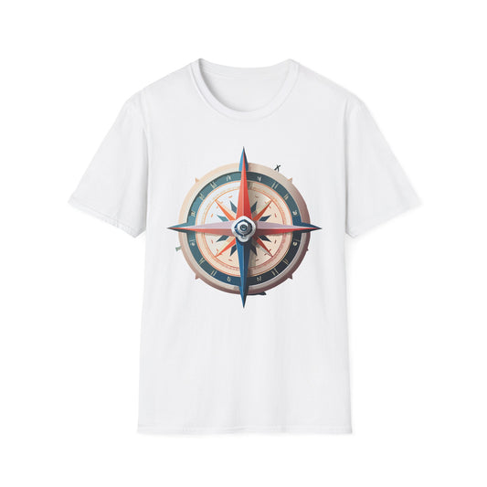 Compass T Shirt, Compass Shirt, Shirt with Compass, Navigator Shirt