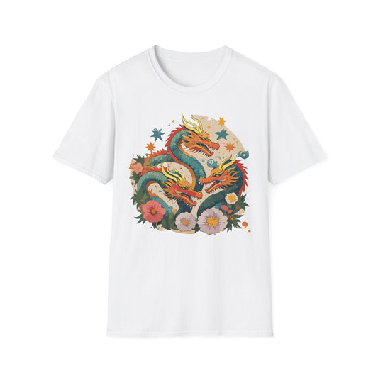 Dragon T Shirt, Dragon Shirt, Shirt with Animals, Animal Shirt