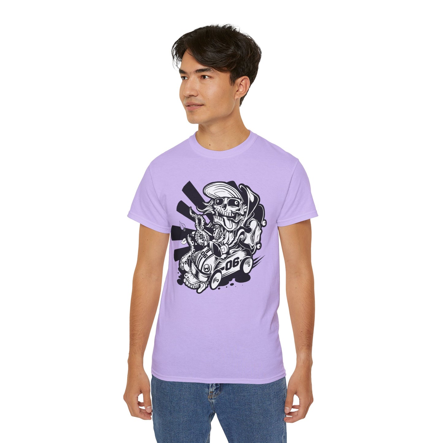 Skull Tee Shirt, Skull Graphic T‑Shirt, Cartoon Graphic T-Shirt, Art Design Shirt, Skull Tee Shirts