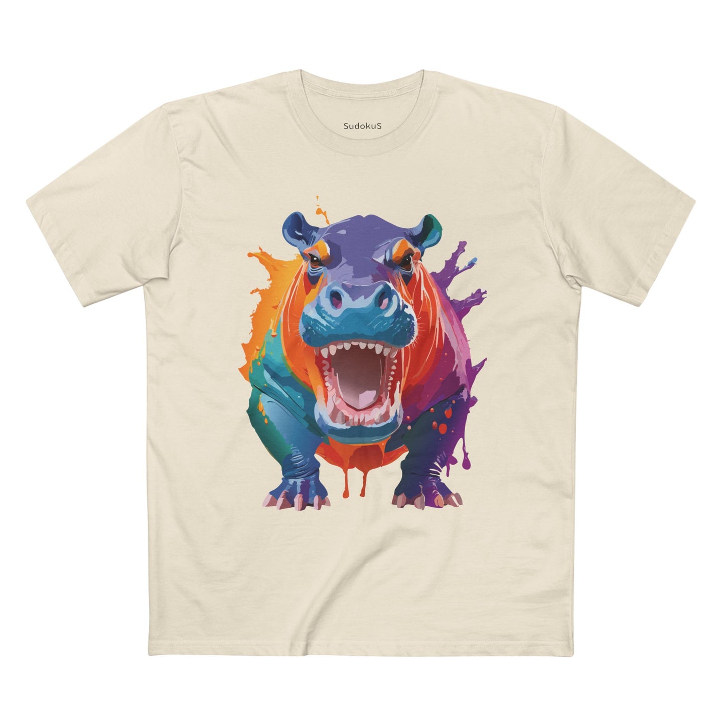 Animal Shirt, Hippo Shirt - SudokuS