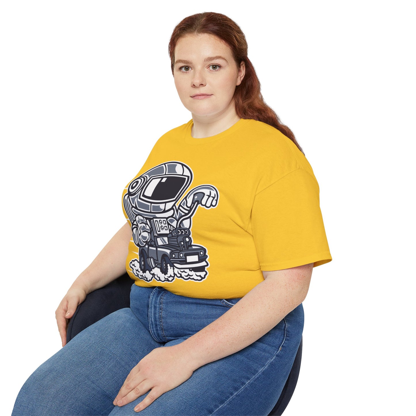 Astronaut Tee Shirt, Astronaut Graphic T‑Shirt, Cartoon Graphic T-Shirt, Art Design Shirt, Cosmos Tee Shirts 4