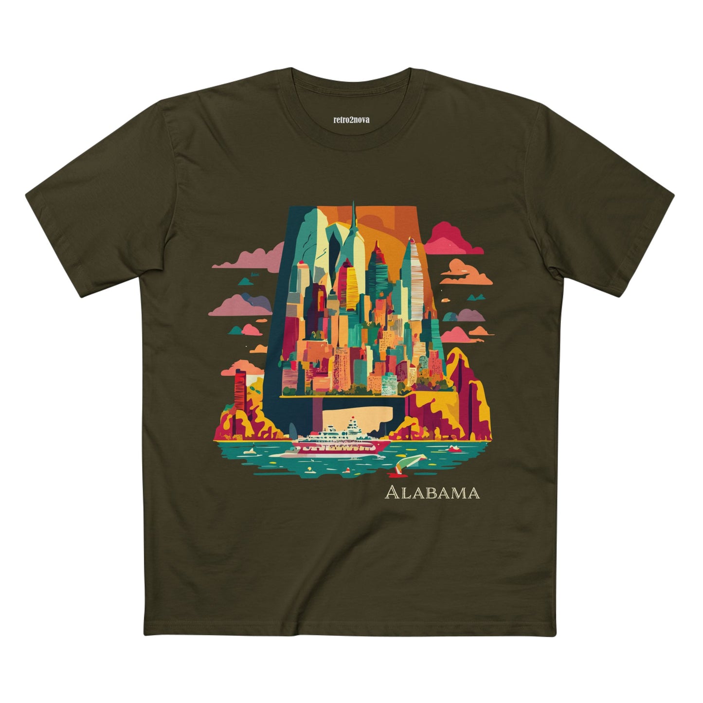 US State Shirts, Alabama Shirt