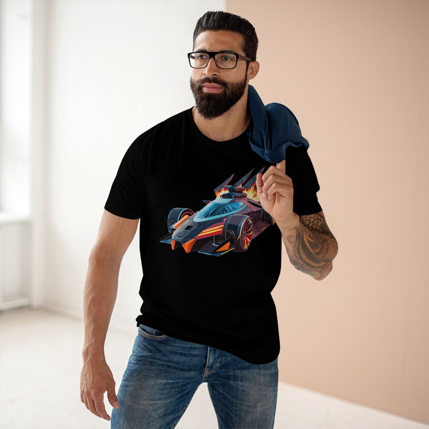 Car Shirt Hot Wheels Unisex Premium Cotton Tee With Unique Art Design Regular Fit Crew Neck