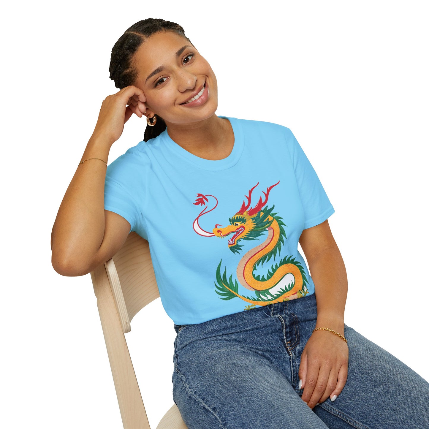 Dragon T Shirt, Dragon Shirt, Shirt with Animals, Animal Shirt