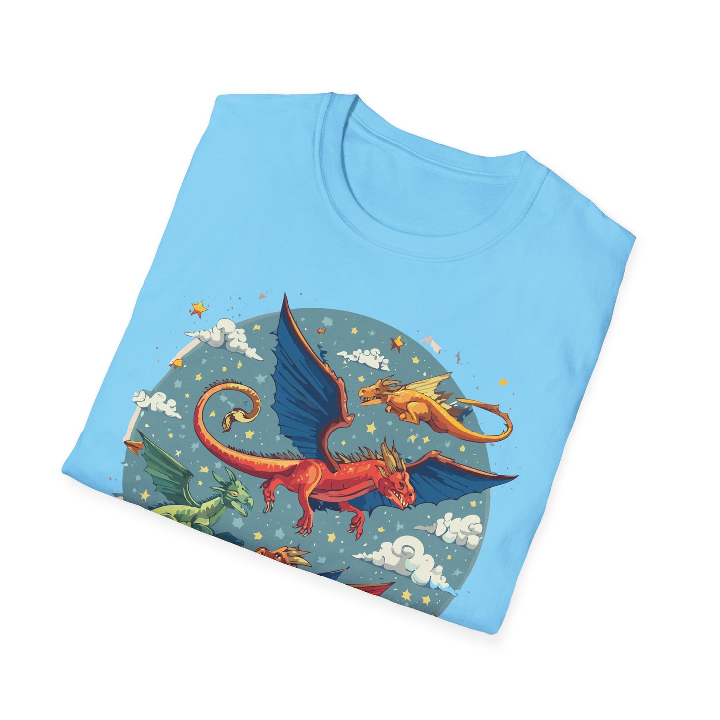 Dragon T Shirt, Dragon Shirt, Shirt with Animals, Animal Shirt