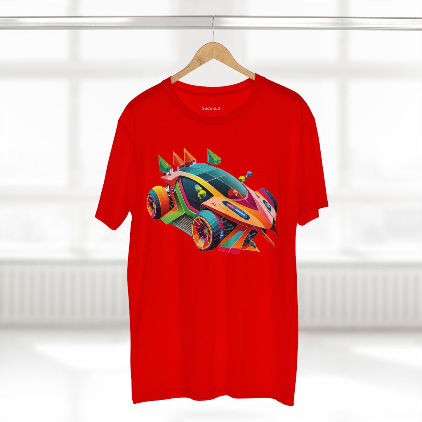 Unisex Hot Wheels Car Shirt Premium Cotton Tee With Unique Art Design Regular Fit Crew Neck Comfort