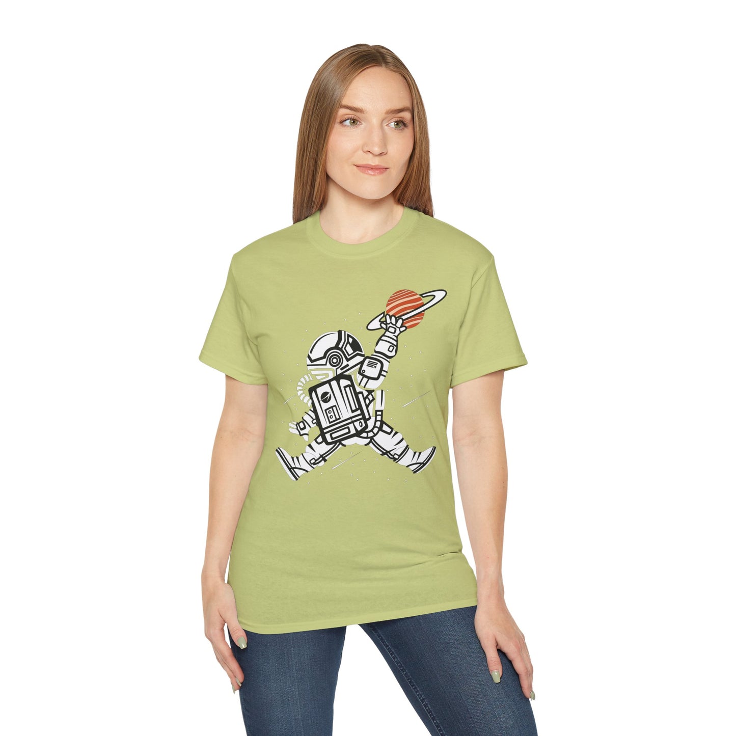 Astronaut Tee Shirt, Astronaut Graphic T‑Shirt, Cartoon Graphic T-Shirt, Art Design Shirt, Cosmos Tee Shirts 3