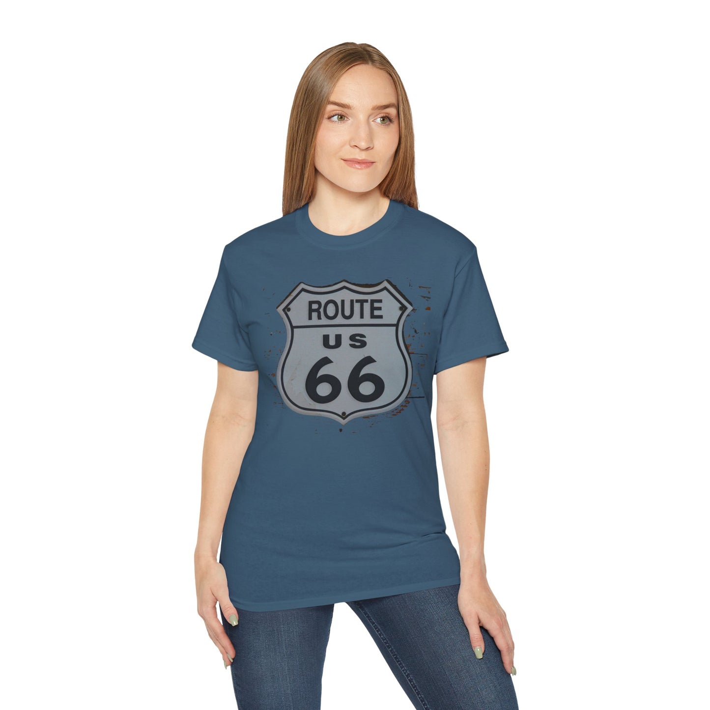 Route 66 Tee Shirt, Route 66 Graphic T‑Shirt, Vintage Graphic T-Shirt, Art Design Shirt, Route 66 US Tee Shirts