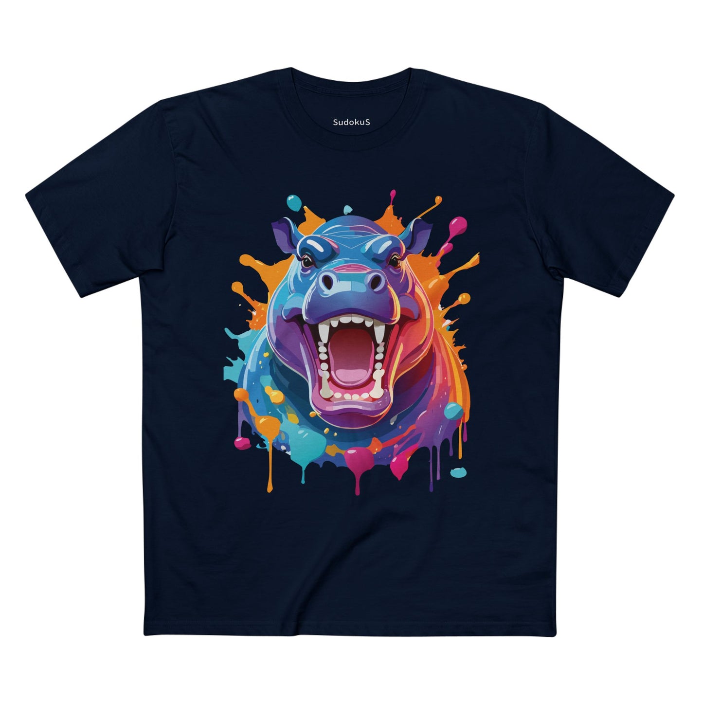 Animal Shirt, Hippo Shirt - SudokuS
