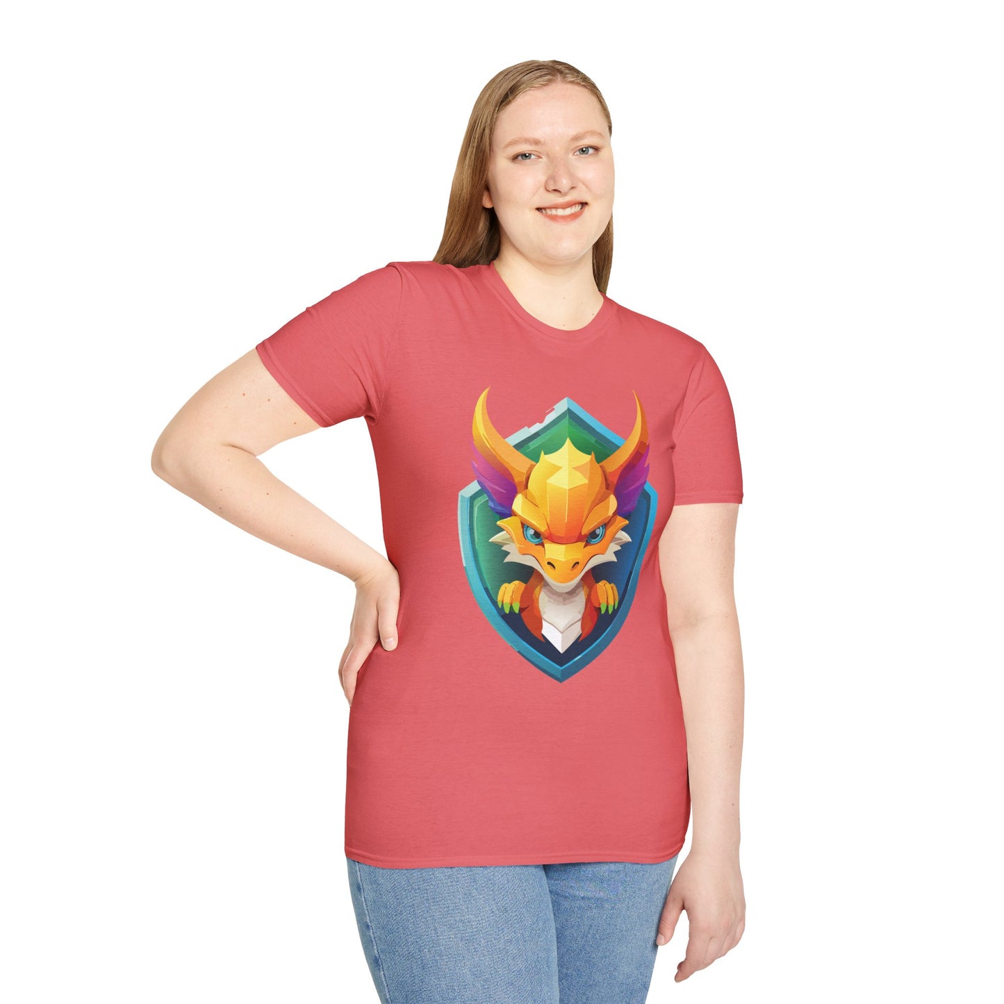 Dragon T Shirt, Dragon Shirt, Shirt with Animals, Animal Shirt
