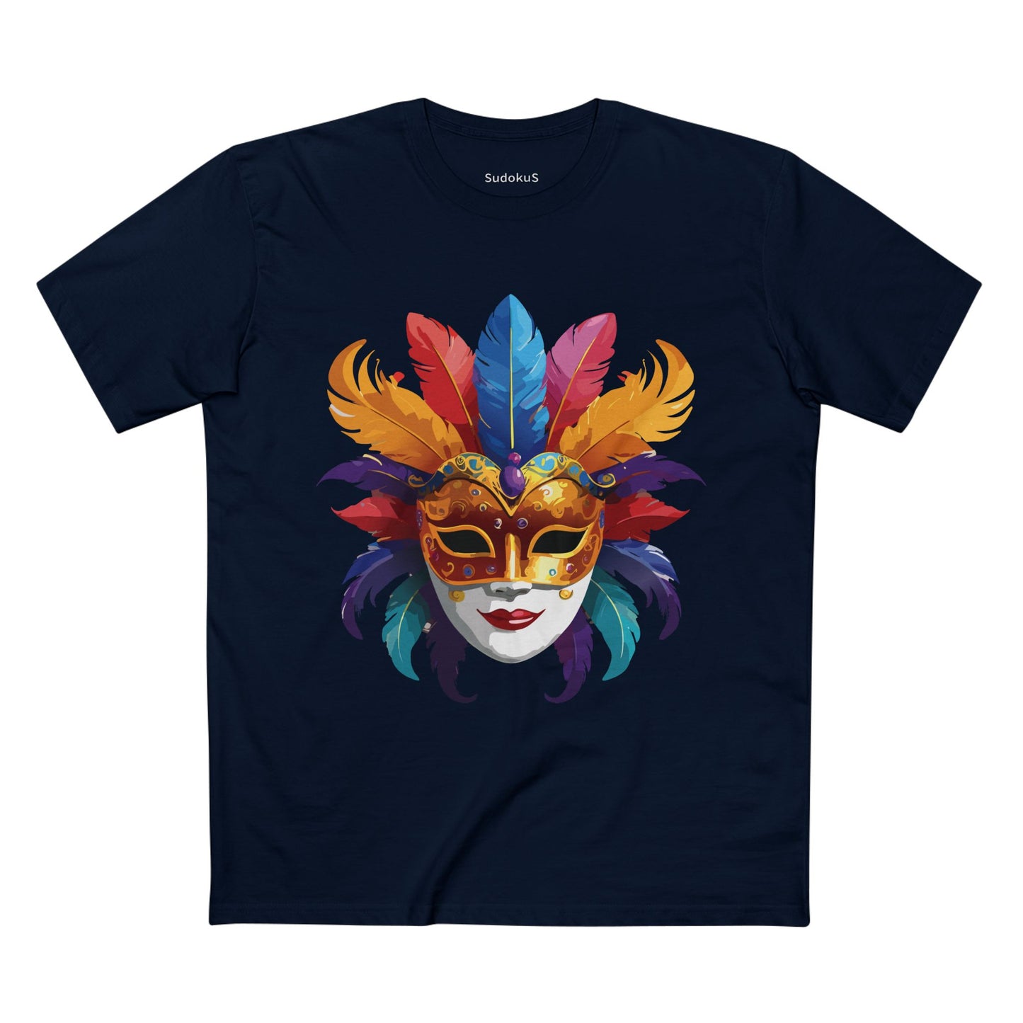 Mask Shirt, Shirt with Face - SudokuS
