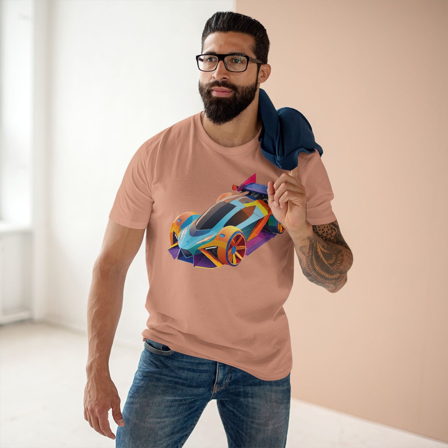 Hot Wheels Car Shirt Unisex Premium Cotton Tee With Unique Car Art Design Preshrunk