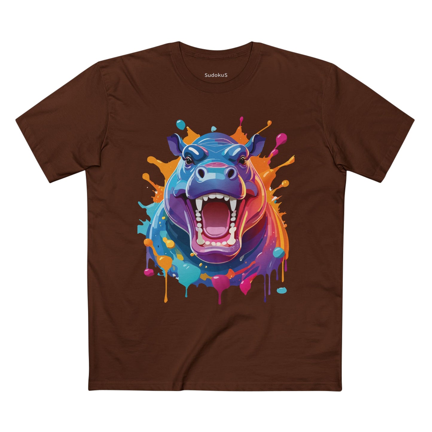 Animal Shirt, Hippo Shirt - SudokuS