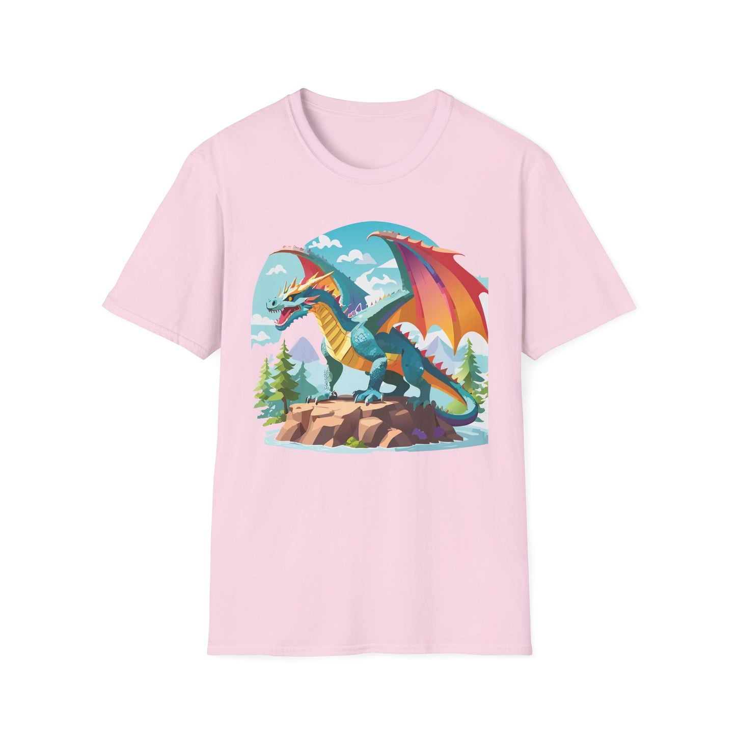 Dragon T Shirt, Dragon Shirt, Shirt with Animals, Animal Shirt