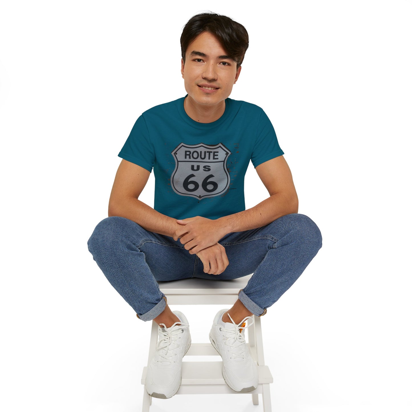 Route 66 Tee Shirt, Route 66 Graphic T‑Shirt, Vintage Graphic T-Shirt, Art Design Shirt, Route 66 US Tee Shirts