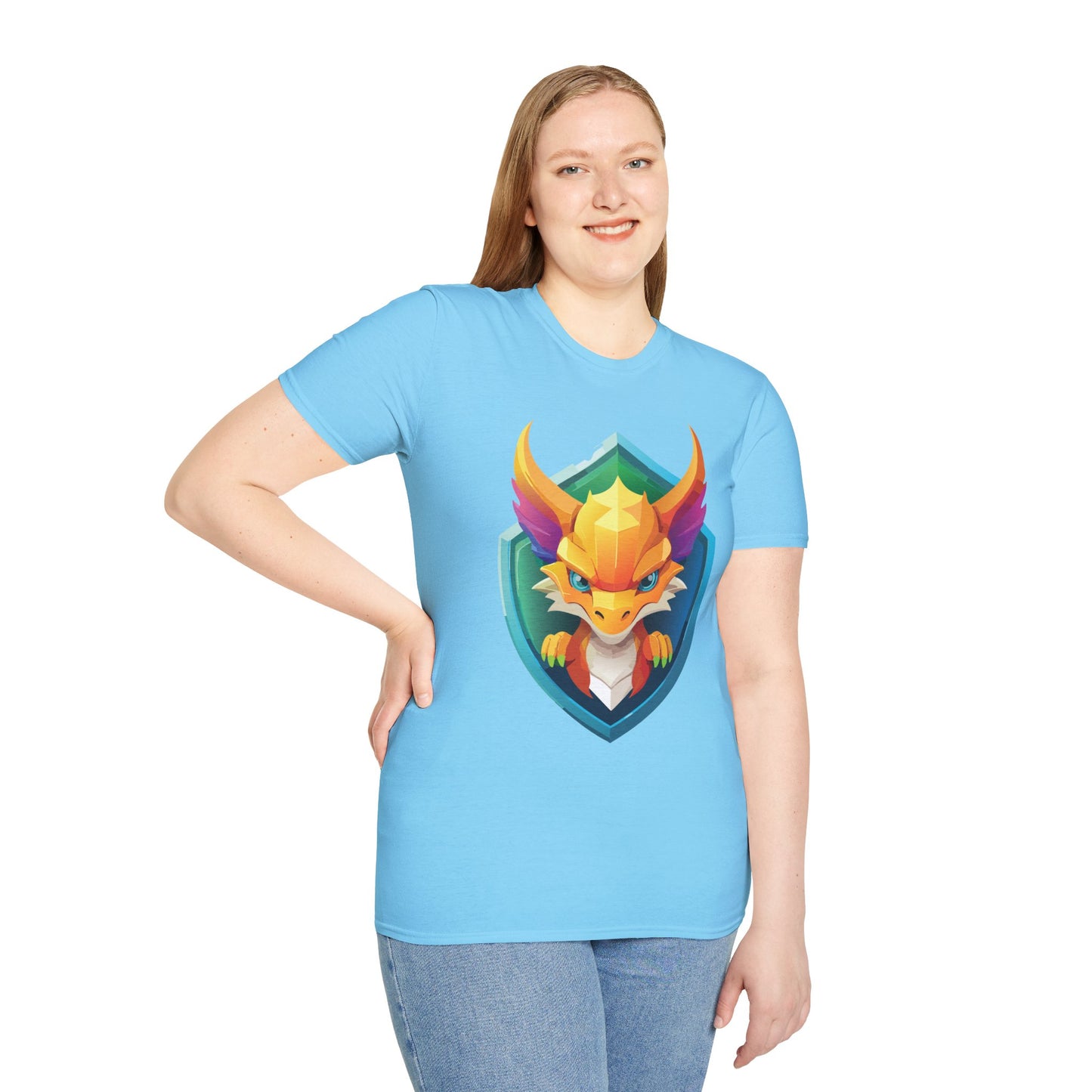 Dragon T Shirt, Dragon Shirt, Shirt with Animals, Animal Shirt