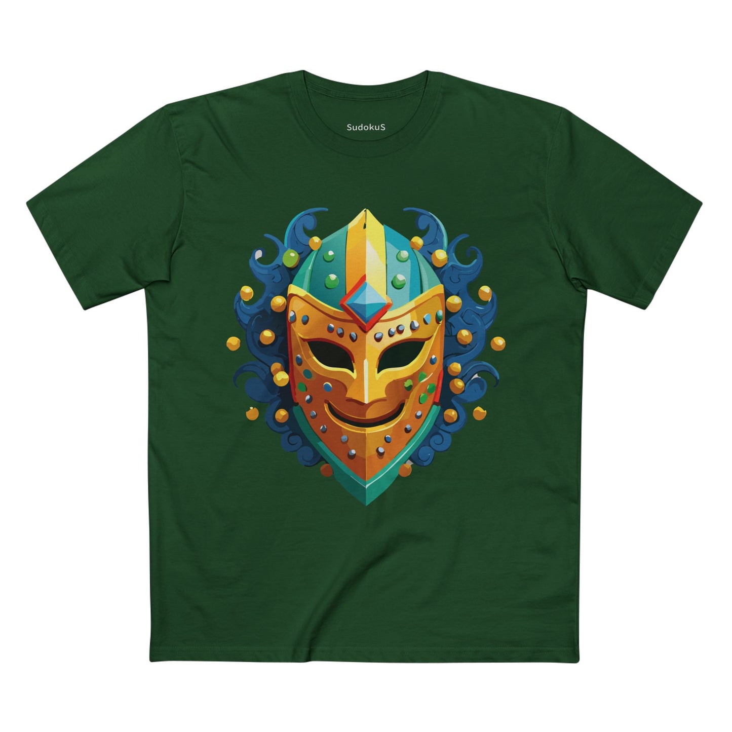 Mask Shirt, Shirt with Face - SudokuS