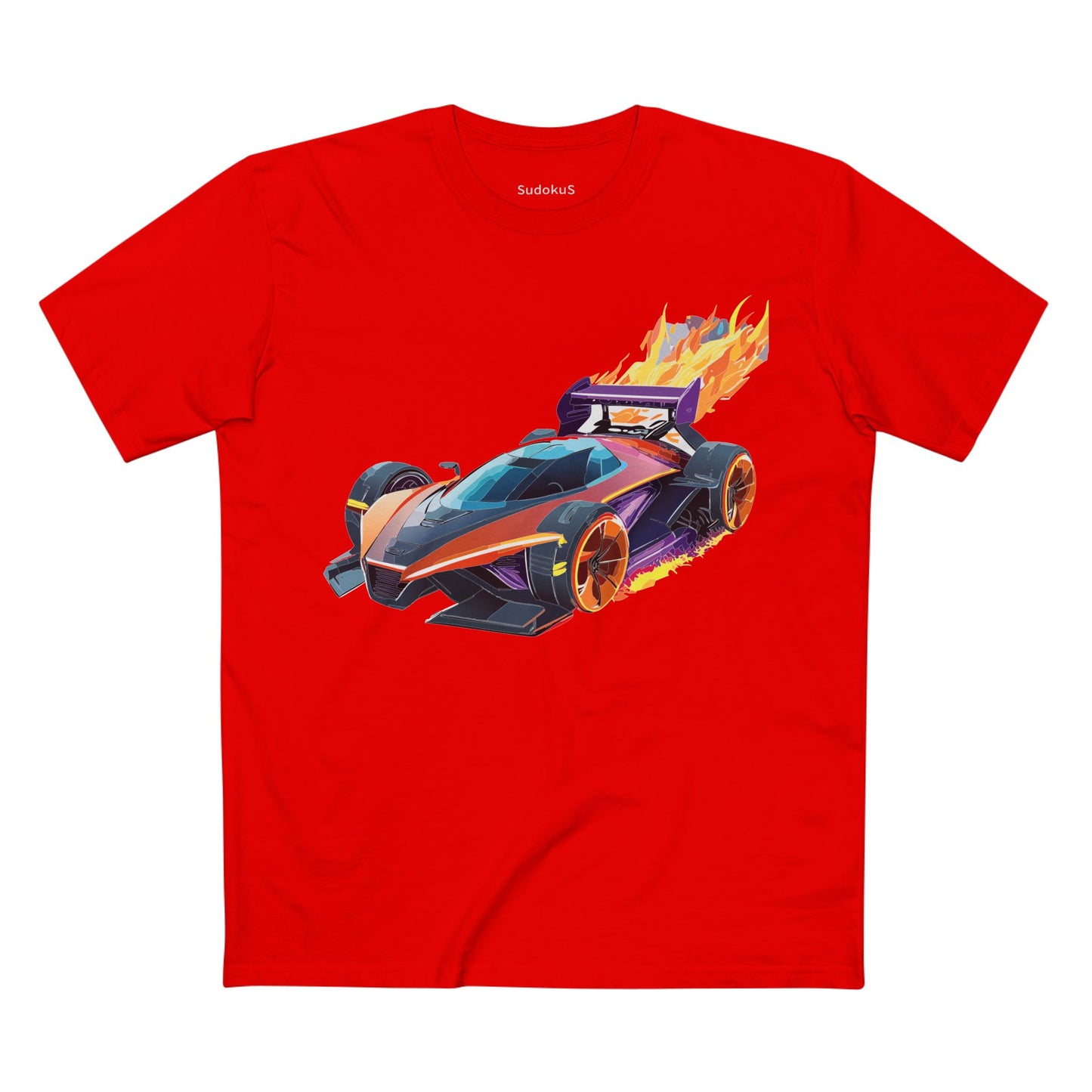 Hot Wheels Car Shirt Unisex Premium Cotton Tee With Unique Car Art Design For Auto Enthusiasts