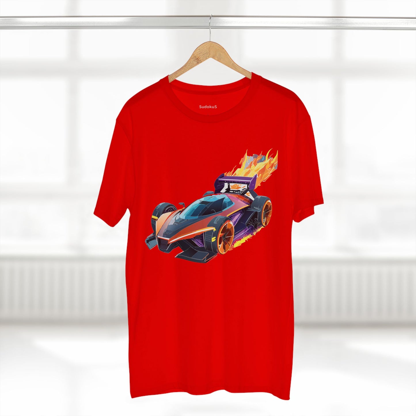 Hot Wheels Car Shirt Unisex Premium Cotton Tee With Unique Car Art Design For Auto Enthusiasts
